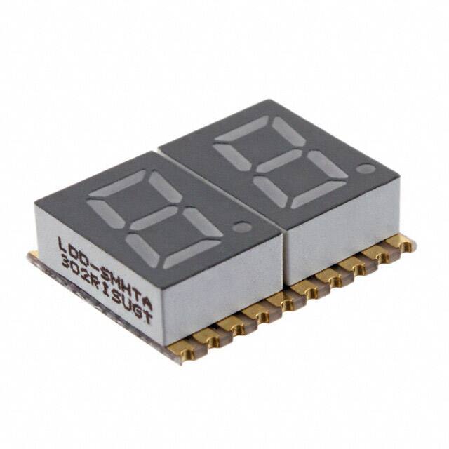 LDD-SMHTA302RISUGT Lumex Opto/Components Inc.  Display Modules - LED Character and Numeric